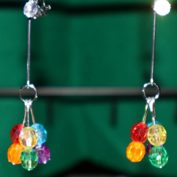 Handmade Jewelry - Handmade Clip-On Earrings - PRIDE SUPPORT - COJ 120 - 149